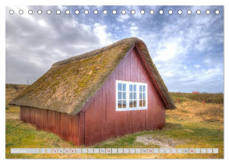 Produktbild: D&auml;nische Westk&uuml;ste (Tischkalender 2026 DIN A5 quer), CALVENDO Monatskalender