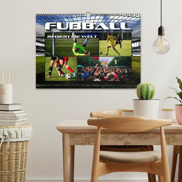Produktbild: Fu&szlig;ball regiert die Welt (Wandkalender 2026 DIN A3 quer), CALVENDO Monatskalender