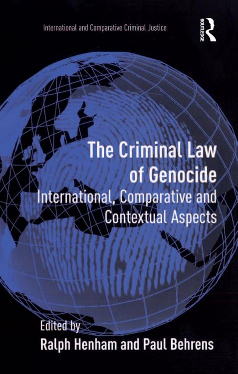 Produktbild: The Criminal Law of Genocide