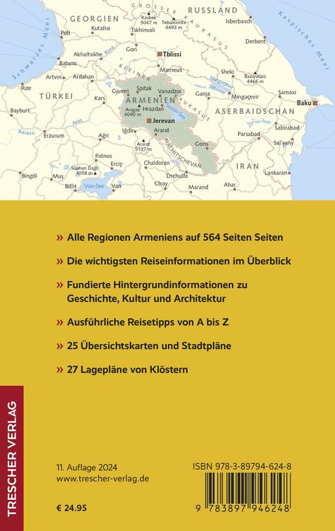 Produktbild: TRESCHER Reiseführer Armenien