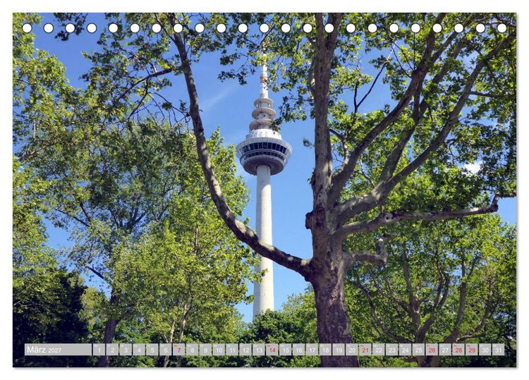 Produktbild: Gr&uuml;nes Mannheim (Tischkalender 2027 DIN A5 quer), CALVENDO Monatskalender