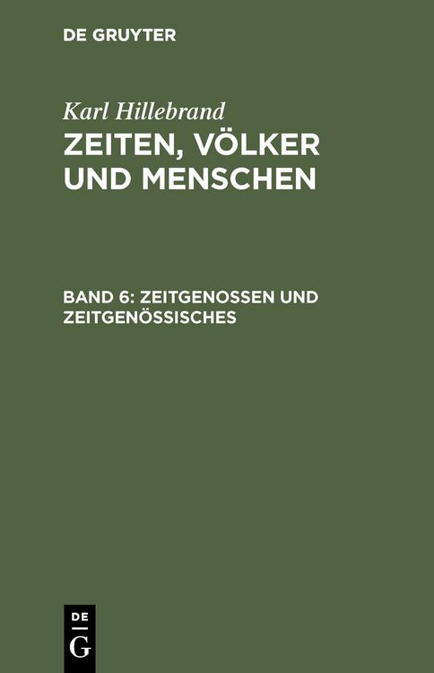 Produktbild: Zeitgenossen und Zeitgen&ouml;ssisches