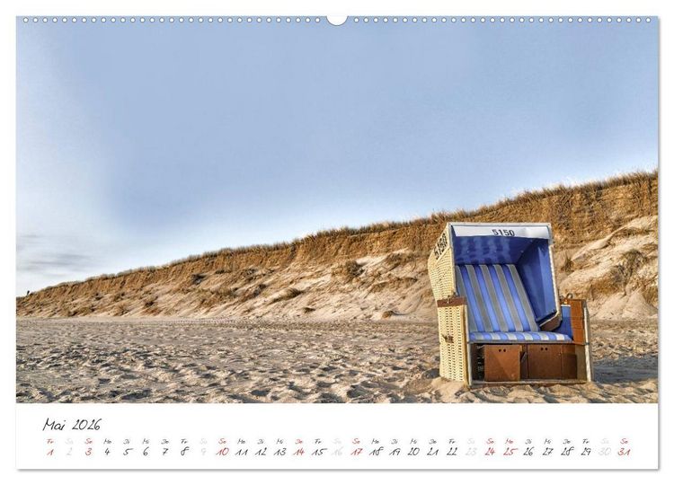 Produktbild: Sylt (Wandkalender 2026 DIN A2 quer), CALVENDO Monatskalender