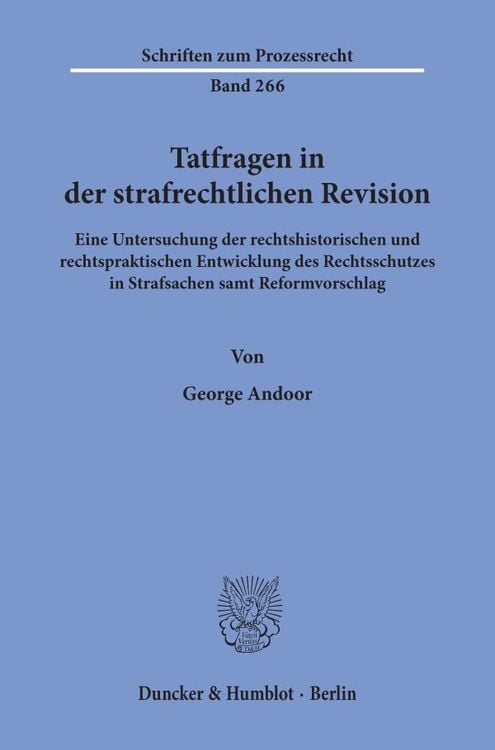 Produktbild: Tatfragen in der strafrechtlichen Revision.