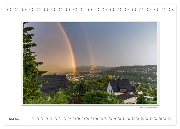 Produktbild: Emotionale Momente: Betzdorf - liebens- und lebenswerte Stadt an der Sieg. (Tischkalender 2026 DIN A5 quer), CALVENDO Monatskalender