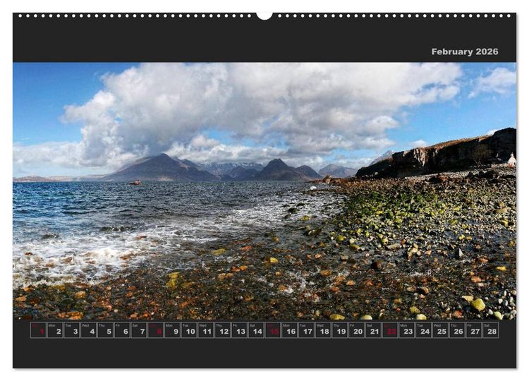 Produktbild: Panoramic Scotland / UK-Version (High Quality Premium Wall Calendar 2026 DIN A2 landscape),CALVENDO 12 Month Wall Calendar