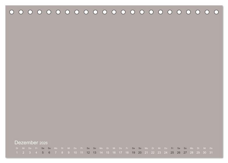 Produktbild: DIY Bastel-Kalender -Erdige Pastell Farben- Zum Selbstgestalten (Tischkalender 2026 DIN A5 quer), CALVENDO Monatskalender