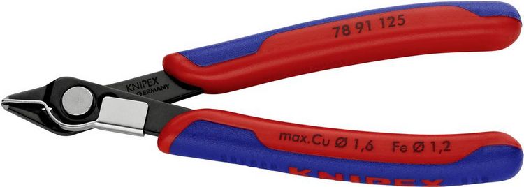 Produktbild: Knipex Super-Knips 78 91 125 Elektronik- u. Feinmechanik Printzange mit Facette 125mm