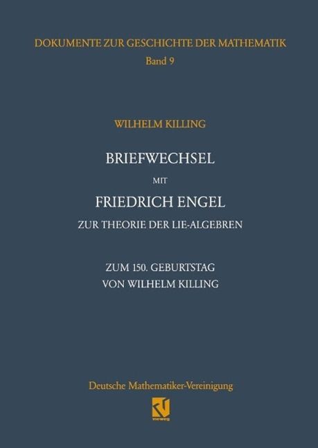 Produktbild: Briefwechsel mit Friedrich Engel zur Theorie der Lie-Algebren