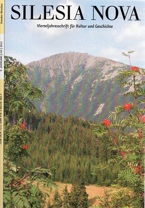 Produktbild: Silesia Nova. Zeitschrift f&uuml;r Kultur und Geschichte / Silesia Nova