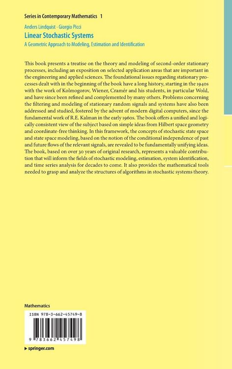 Produktbild: Linear Stochastic Systems