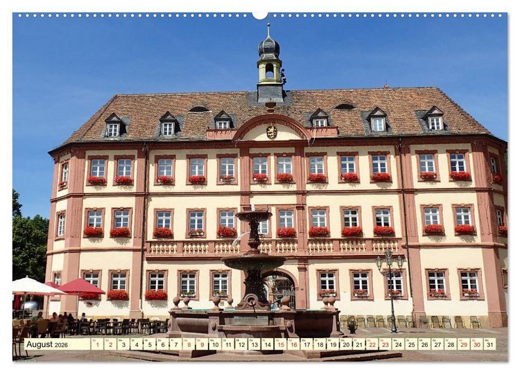 Produktbild: Neustadt an der Weinsta&szlig;e - Fachwerk, Wein und gem&uuml;tliche Gassen (hochwertiger Premium Wandkalender 2026 DIN A2 quer), Kunstdruck in Hochglanz