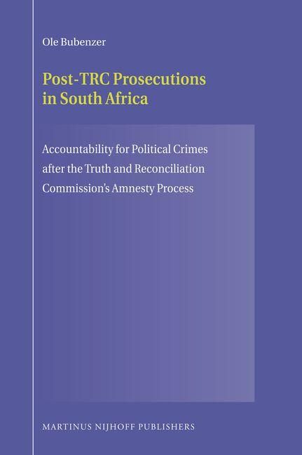 Produktbild: Post-Trc Prosecutions in South Africa