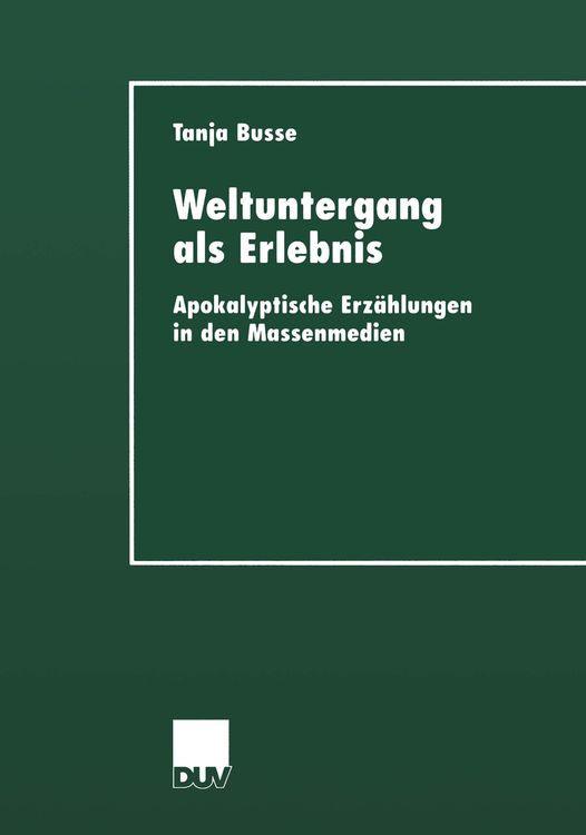Produktbild: Weltuntergang als Erlebnis