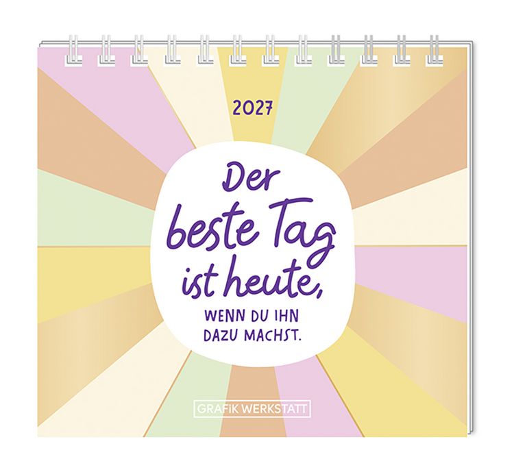 Produktbild: Mini-Kalender 2027 Der beste Tag