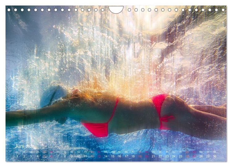 Produktbild: SCHWIMMGL&Uuml;CK (Wandkalender 2027 DIN A4 quer), CALVENDO Monatskalender