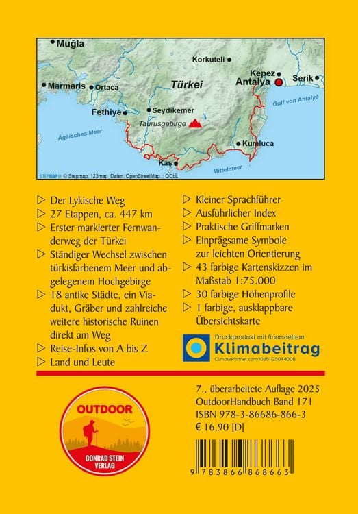 Produktbild: T&uuml;rkei: Lykischer Weg von Fethiye nach Antalya