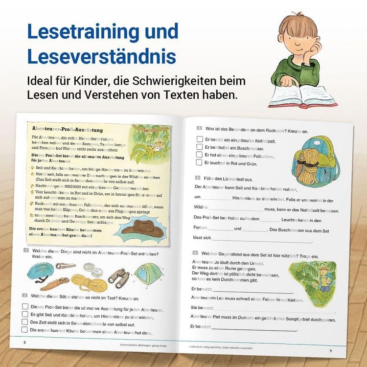 Produktbild: Das &Uuml;bungsheft Lesen 4