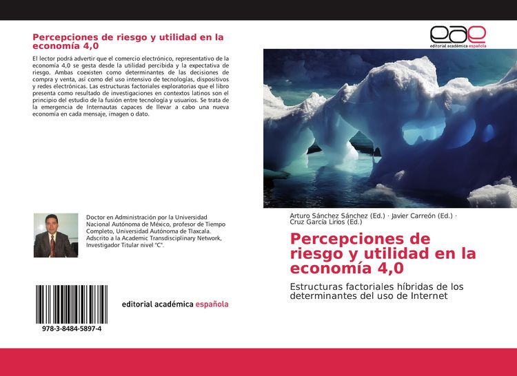 Produktbild: Percepciones de riesgo y utilidad en la econom&iacute;a 4,0