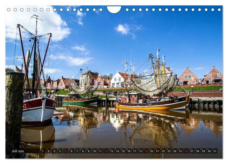 Produktbild: Malerisches Greetsiel (Wandkalender 2026 DIN A4 quer), CALVENDO Monatskalender