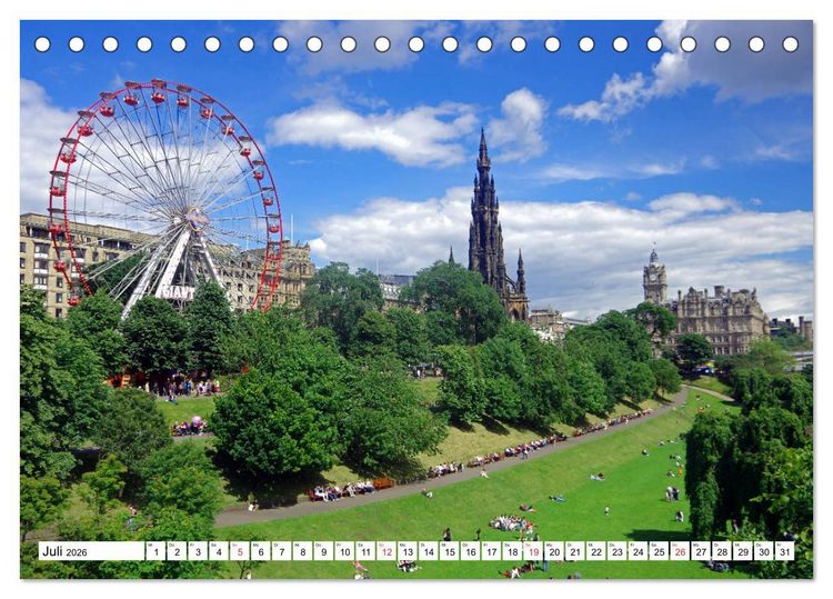 Produktbild: Schottland - Der Norden Gro&szlig;britanniens (Tischkalender 2026 DIN A5 quer), CALVENDO Monatskalender
