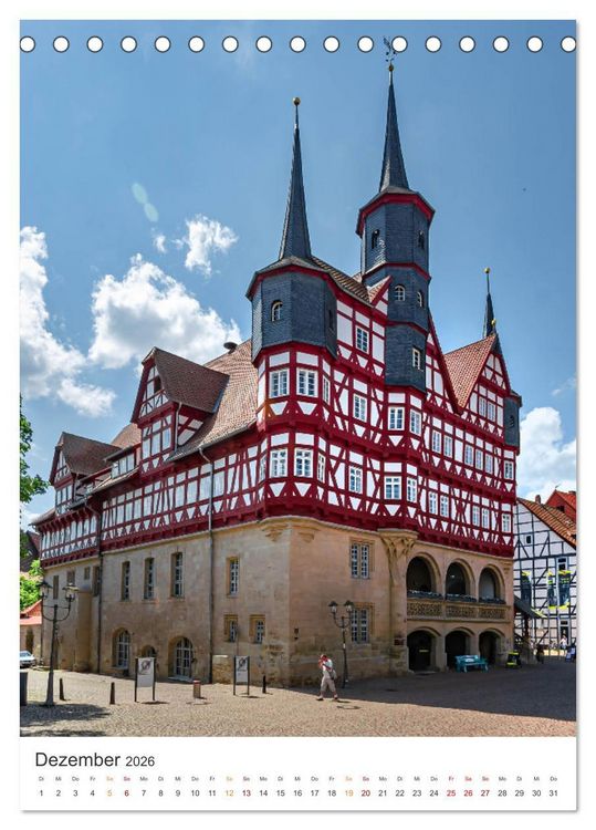 Produktbild: Duderstadt am Harz (Tischkalender 2026 DIN A5 hoch), CALVENDO Monatskalender