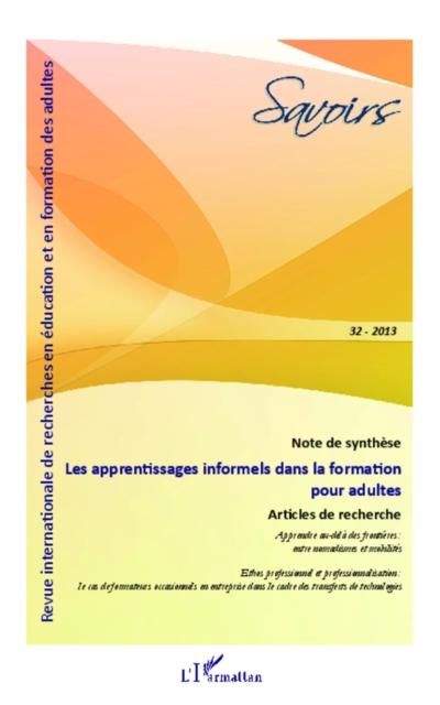 Produktbild: Les apprentissages informels dans la formation pour adultes