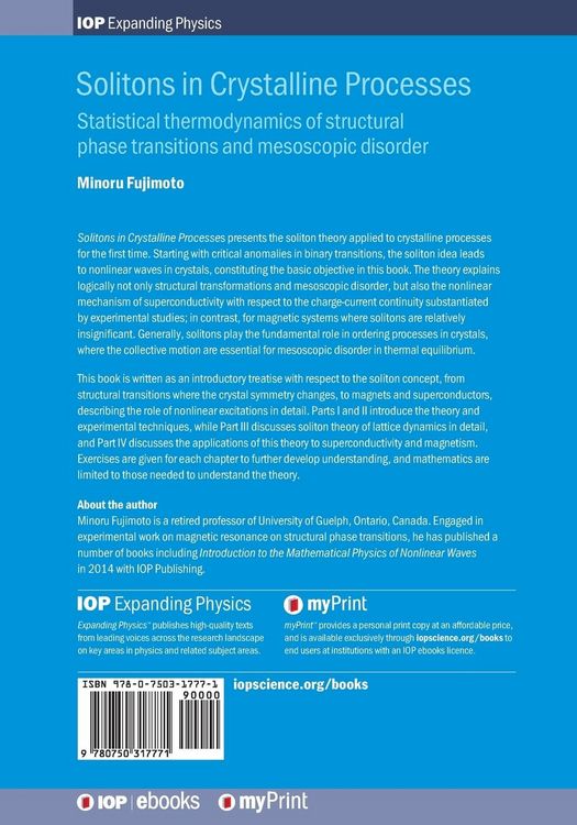 Produktbild: Solitons in Crystalline Processes