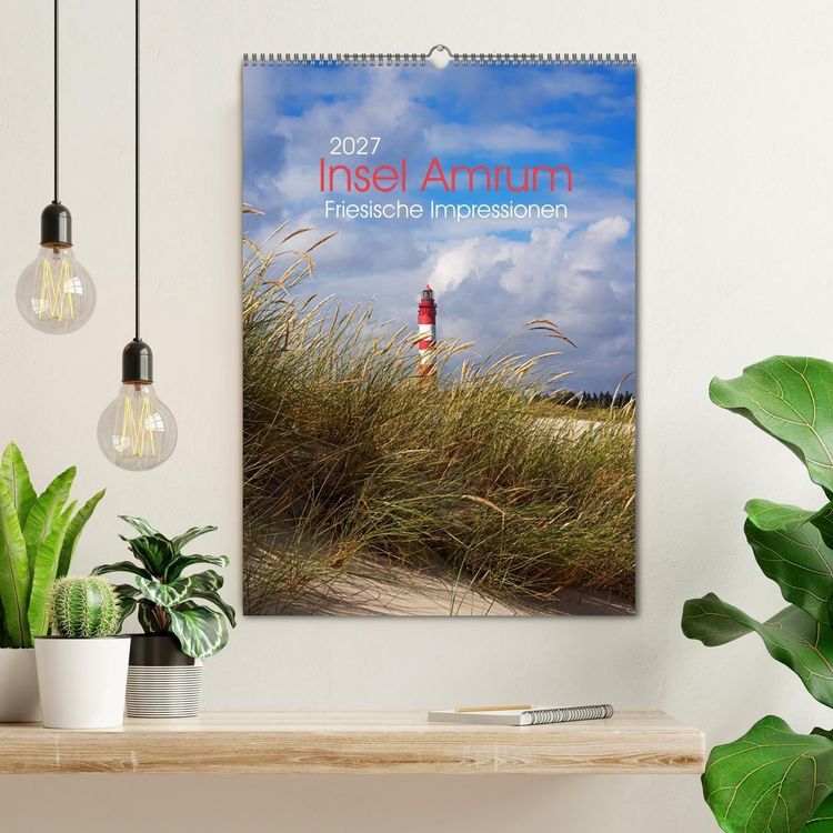 Produktbild: Insel Amrum - Friesische Impressionen (Wandkalender 2027 DIN A2 hoch), CALVENDO Monatskalender