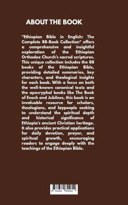 Produktbild: Ethiopian Bible in English: The Complete 88-BookCollection