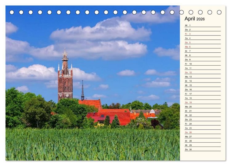 Produktbild: Spaziergang durch den W&ouml;rlitzer Park (Tischkalender 2026 DIN A5 quer), CALVENDO Monatskalender
