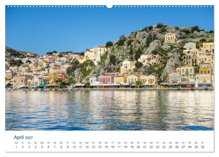 Produktbild: Symi 2027, Perle der &Auml;g&auml;is (hochwertiger Premium Wandkalender 2027 DIN A2 quer), Kunstdruck in Hochglanz