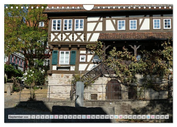Produktbild: Sindelfingen - Historische Altstadt (Wandkalender 2026 DIN A4 quer), CALVENDO Monatskalender