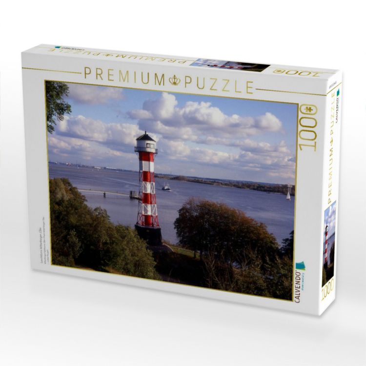 Produktbild: CALVENDO Puzzle Leuchtturm Wittenbergen, Elbe | 1000 Teile Lege-Gr&ouml;&szlig;e 64x48cm Foto-Puzzle f&uuml;r gl&uuml;ckliche Stunden