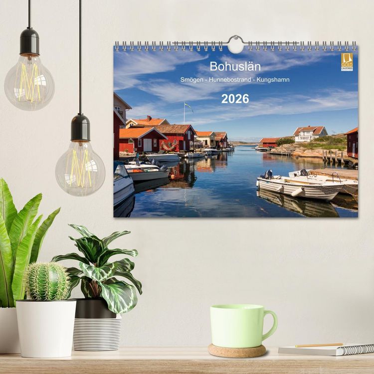 Produktbild: Bohusl&auml;n. Sm&ouml;gen - Hunnebostrand - Kungshamn (Wandkalender 2026 DIN A4 quer), CALVENDO Monatskalender