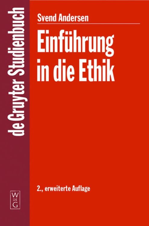 Produktbild: Einführung in die Ethik