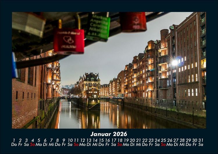 Produktbild: Hamburg 2026 Fotokalender DIN A5