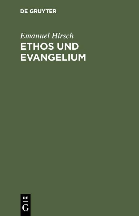 Produktbild: Ethos und Evangelium