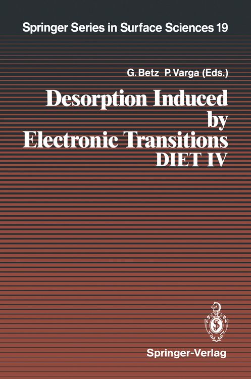 Produktbild: Desorption Induced by Electronic Transitions DIET IV