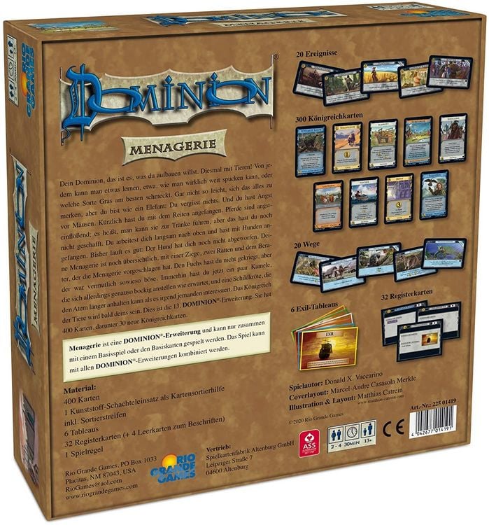 Produktbild: Dominion&reg; Erweiterung Menagerie