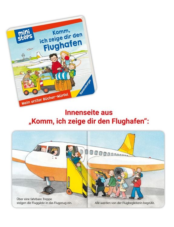 Produktbild: Ministeps: Mein erster Bücher-Würfel: Kita, Zoo und Feuerwehr (Bücher-Set)