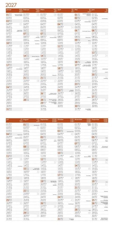 Produktbild: Deutschland Kalender 2027 - 30x30 - Art12