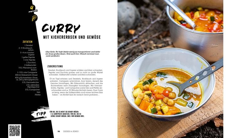 Produktbild: Outdoor Kochen &ndash; Ohne Strom und ohne Schnickschnack mit den Naturens&ouml;hnen