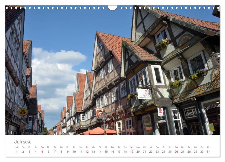 Produktbild: CELLE entdecken (Wandkalender 2026 DIN A3 quer), CALVENDO Monatskalender