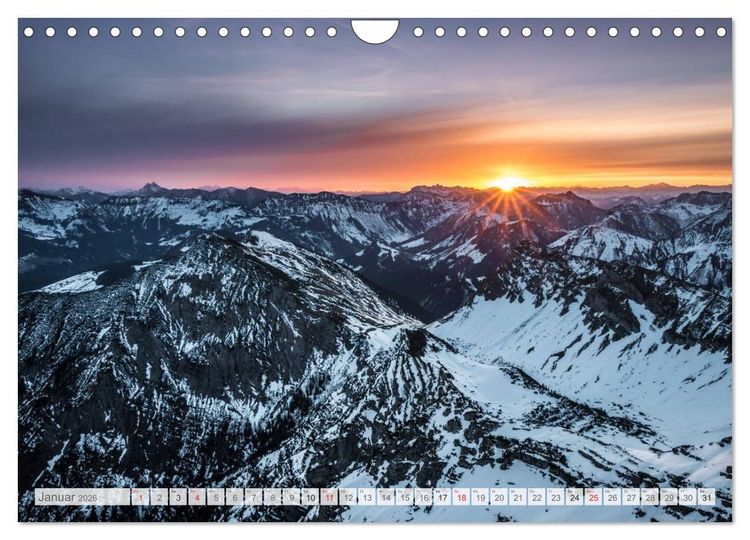 Produktbild: "Bergpixel" Faszination Bergwandern (Wandkalender 2026 DIN A4 quer), CALVENDO Monatskalender