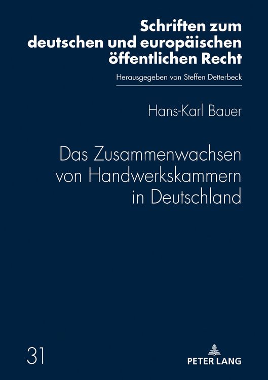 Produktbild: Das Zusammenwachsen von Handwerkskammern in Deutschland