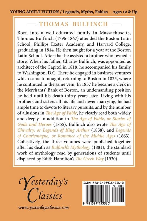 Produktbild: The Age of Fable (Yesterday's Classics)