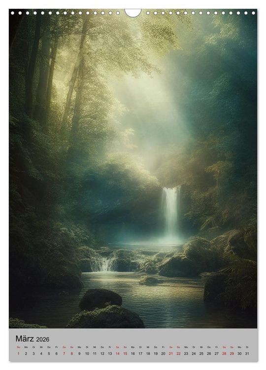 Produktbild: Von der Sch&ouml;nheit des Wassers (Wandkalender 2026 DIN A3 hoch), CALVENDO Monatskalender