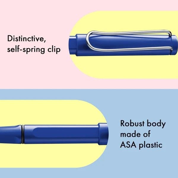 Produktbild: LAMY Tintenroller safari roll-ink mit T10 Tintenpatrone, blue
