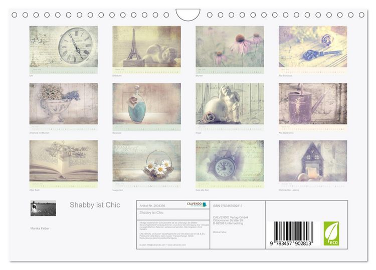 Produktbild: Shabby ist Chic (Wandkalender 2026 DIN A4 quer), CALVENDO Monatskalender